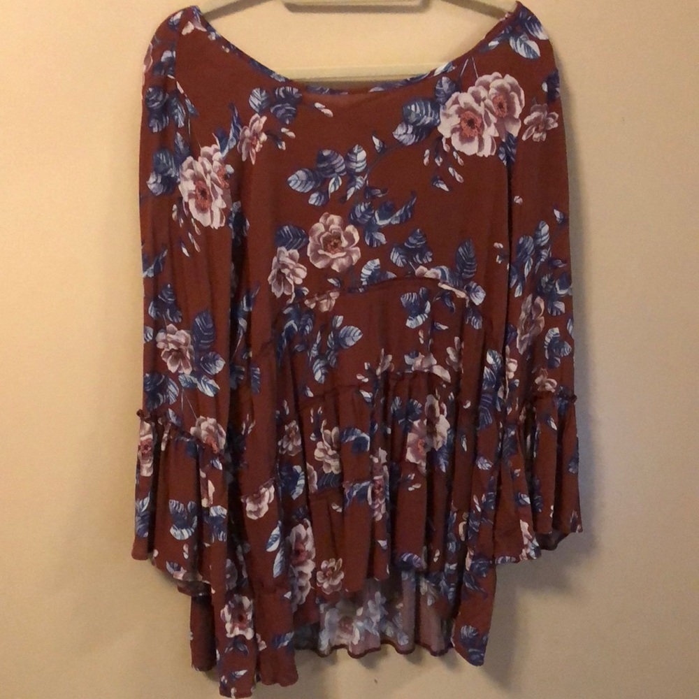 American Eagle floral tunic